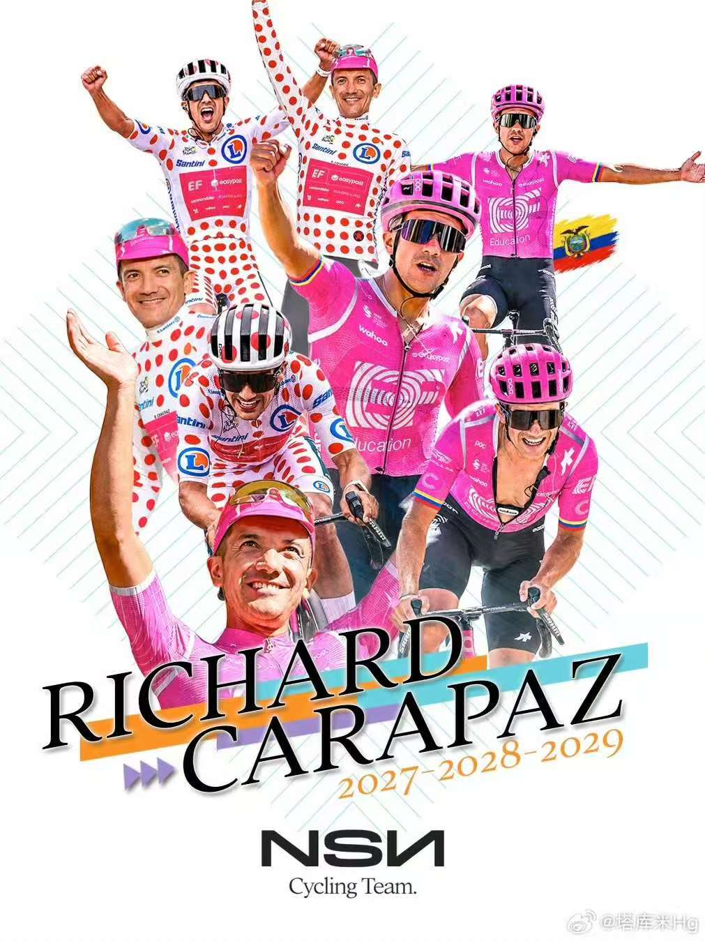 Da EF a NSN: un nuovo capitolo per Richard Carapaz
